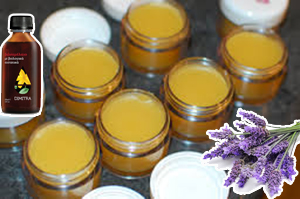 Beeswax for skin care with St. John's Wort Oil and Lavender