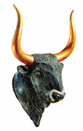Bull's head original rhyton