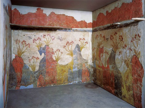 Η τοιχογραφία της Άνοιξης, Ακρωτήρι - Θήρα
