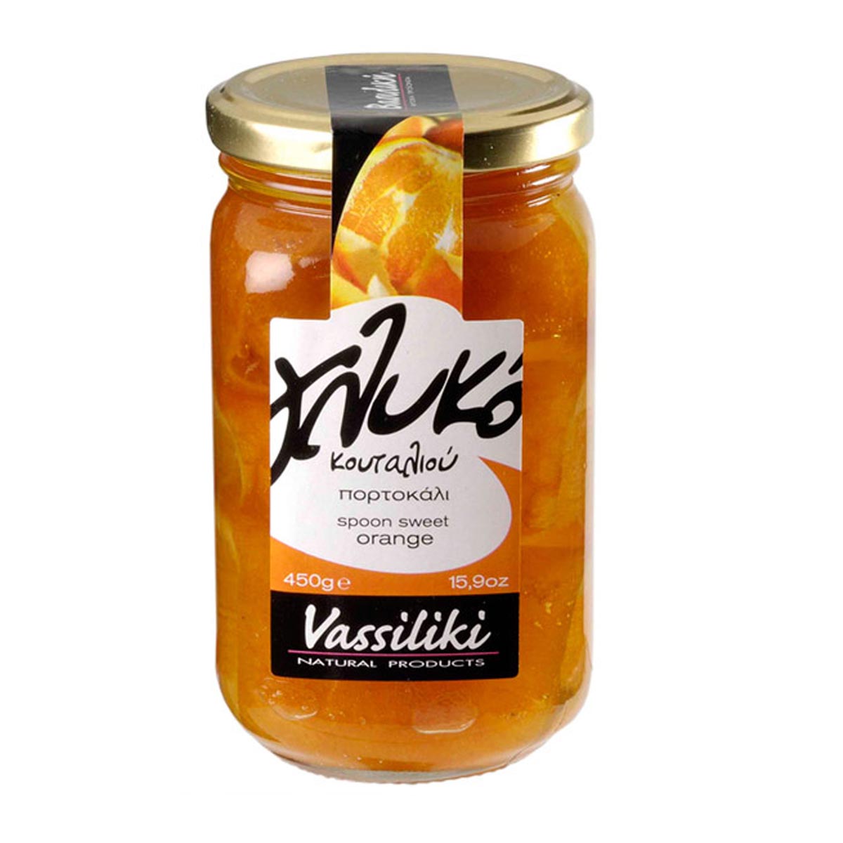 Orange Spoon Sweet 450gr, "Vassiliki Natural Products"