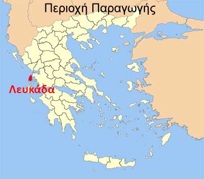 Χάρτης Λευκάδας