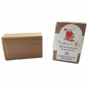 Natural Honey & Curcuma Olive Oil Soap from Lesvos Island, for skin hydration, 100gr