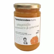 Marmalade Orange & Mastic from Mytilini, 380gr, "Papayiannides", 70% fruit,  no preservatives