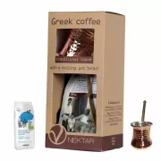 Ελληνικός καφές, κλασσικός 200gr, μαζί με μπακιρένιο μπρίκι, "Nektar"