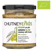 Bio Chutney aus grünen Oliven mit Honig, 180gr EN