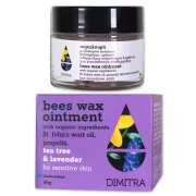 Beeswax Ointment with St. John's Wort Oil & Lavender, 40gr, "Dimitra"