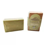 Natural Green Clay Olive Oil Soap from Lesvos Island, for oily skin and hair