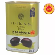 Kalamon Olives PDO in Extra Virgin Olive Oil, tin can 870gr