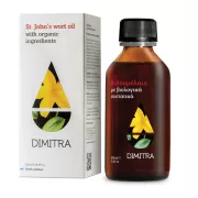 St. John's Wort Oil with organic ingredients, 100ml, "Dimitra"